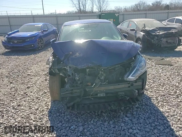 2019 Nissan Sentra SV with VIN 3N1AB7AP8KY413606, listed as a Copart auction lot 46512725 with 75,669 mi miles and Salvage Title. Bid and sale history available at DreamBid. Image 10.