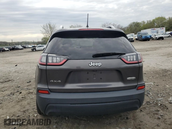 2020 Jeep Cherokee Latitude Plus with VIN 1C4PJMLB2LD594023, listed as a Copart auction lot 52951605 with 61,555 mi miles and Salvage Title. Bid and sale history available at DreamBid. Image 6.