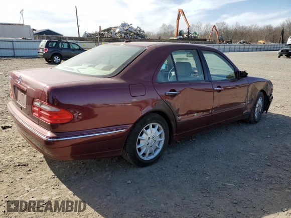 2000 Mercedes-Benz E-Class with VIN WDBJF65J6YB052254, listed as a Copart auction lot 49375555 with 96,015 mi miles and Salvage Title. Bid and sale history available at carsss.com. Image 3.