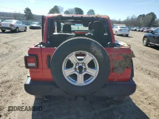 2023 Jeep Wrangler Sport S with VIN 1C4HJXDG8PW507350, listed as a Copart auction lot 46023965 with 15,236 mi miles and Salvage Title. Bid and sale history available at DreamBid. Image 6.