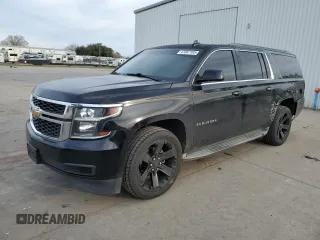 2016 Chevrolet Suburban LS with VIN 1GNSCGEC1GR457182, listed as a Copart auction lot 47087105 with 166,857 mi miles and Salvage Title. Bid and sale history available at carsss.com. Image 1.