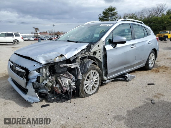 2018 Subaru Impreza Premium with VIN 4S3GTAD66J3724009, listed as a Copart auction lot 64833942 with 105,862 mi miles. Bid and sale history available at carsss.com. Image 2.