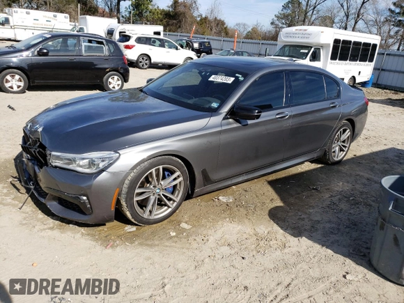 2016 BMW 7 Series 750i xDrive with VIN WBA7F2C58GG415596, listed as a Copart auction lot 40374203 with 91,226 mi miles. Bid and sale history available at carsss.com. Image 1.