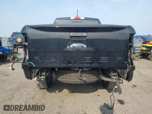 2021 Ford Ranger XL with VIN 1FTER1FH4MLD40755, listed as a Copart auction lot 60442935 with 52,864 mi miles and Salvage title. Bid and sale history available at DreamBid. Image 6.