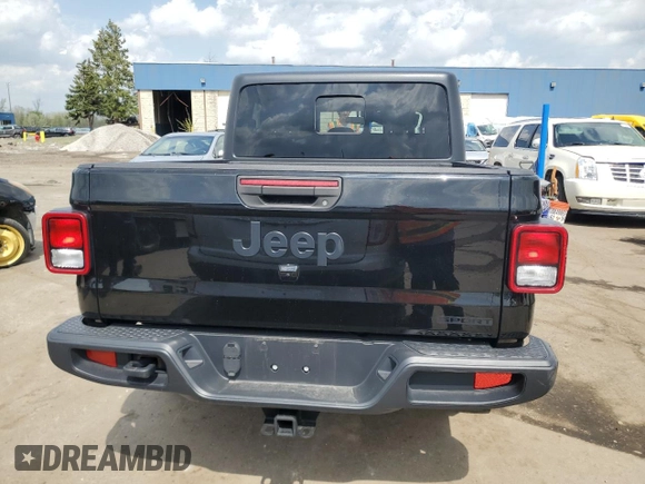 2020 Jeep Gladiator Sport S with VIN 1C6JJTAG6LL175653, listed as a Copart auction lot 54914395 with 62,065 mi miles and Salvage title. Bid and sale history available at DreamBid. Image 6.