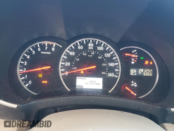 2014 Nissan Quest S with VIN JN8AE2KP5E9100520, listed as a Copart auction lot 57715345 with 281,292 mi miles and Salvage title. Bid and sale history available at DreamBid. Image 9.