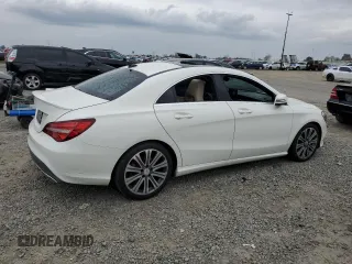 2018 Mercedes-Benz CLA 250 with VIN WDDSJ4EB1JN579906, listed as a Copart auction lot 48003845 with 93,765 mi miles and Salvage Title. Bid and sale history available at DreamBid. Image 3.