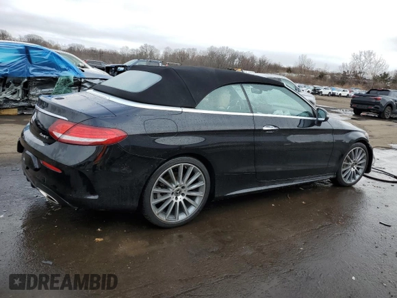2018 Mercedes-Benz C 300 with VIN WDDWK4KB1JF615509, listed as a Copart auction lot 49956135 with 25,030 mi miles and Salvage title. Bid and sale history available at DreamBid. Image 3.