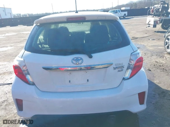 2014 Toyota Yaris L with VIN JTDKTUD31ED590687, listed as a IAAI auction lot 41190914 with 95,330 mi miles. Bid and sale history available at carsss.com. Image 16.