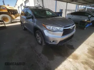 2015 Toyota Highlander Limited with VIN 5TDDKRFH8FS138811, listed as a Copart auction lot 62999715 with 85,853 mi miles and Salvage title. Bid and sale history available at DreamBid. Image 14.