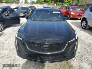 2022 Cadillac CT5 V-Series with VIN 1G6DR5RW7N0128080, listed as a Copart auction lot 70017984 with 17,384 mi miles and Salvage Title. Bid and sale history available at carsss.com. Image 5.
