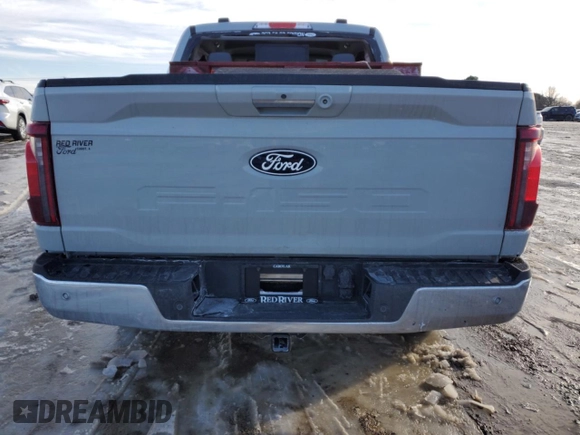 2024 Ford F-150 XLT with VIN 1FTFW3L80RKF63210, listed as a Copart auction lot 46525355 with 9,118 mi miles and Salvage Title. Bid and sale history available at DreamBid. Image 6.