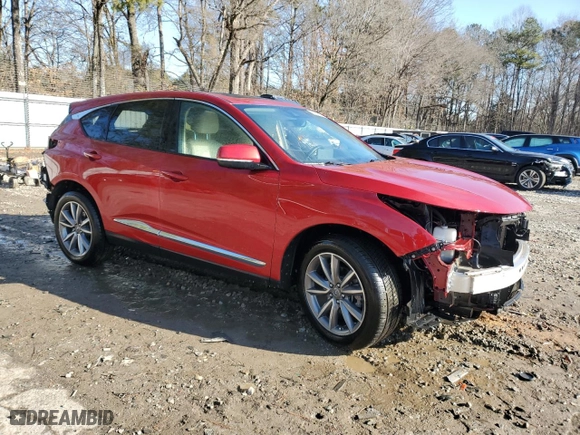 2019 Acura RDX w/Technology Pkg with VIN 5J8TC1H51KL021694, listed as a Copart auction lot 87725965 with 87,933 mi miles and Salvage Title. Bid and sale history available at carsss.com. Image 4.