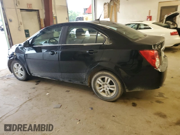 2012 Chevrolet Sonic LT with VIN 1G1JC5SH4C4189043, listed as a Copart auction lot 64846625 with Not provided miles and Salvage title. Bid and sale history available at DreamBid. Image 2.