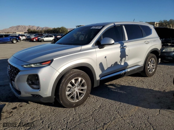 2019 Hyundai Santa Fe SE with VIN 5NMS23AD4KH076930, listed as a Copart auction lot 47891805 with 117,052 mi miles and Salvage Title. Bid and sale history available at carsss.com. Image 1.