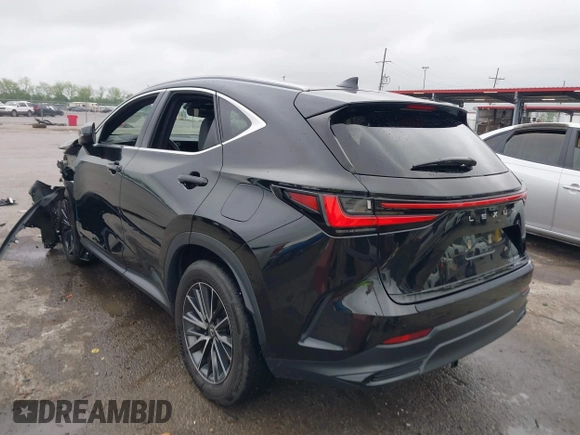 2023 Lexus NX with VIN 2T2GGCEZ6PC026648, listed as a IAAI auction lot 41991158 with 21,213 mi miles. Bid and sale history available at carsss.com. Image 3.