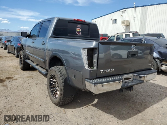 2015 Nissan Titan SL with VIN 1N6AA0ED5FN510723, listed as a Copart auction lot 60952184 with 177,435 mi miles and Salvage Title. Bid and sale history available at carsss.com. Image 2.