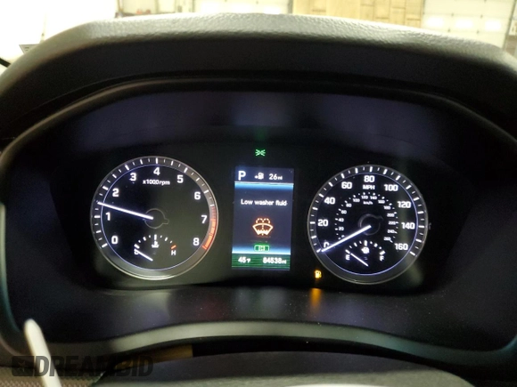2018 Hyundai Sonata SEL with VIN 5NPE34AF7JH653663, listed as a Copart auction lot 50638425 with 84,538 mi miles and Salvage Title. Bid and sale history available at DreamBid. Image 9.