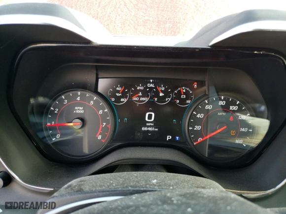 2018 Chevrolet Camaro 2LT with VIN 1G1FD1RS3J0122614, listed as a Copart auction lot 68585374 with 66,461 mi miles and Clean Title. Bid and sale history available at carsss.com. Image 9.