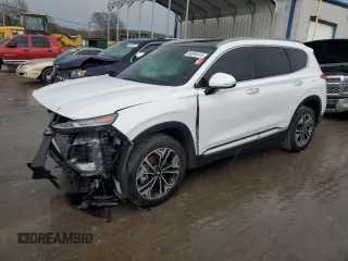 2019 Hyundai Santa Fe Ultimate with VIN 5NMS5CAA4KH021309, listed as a Copart auction lot 36098413 with 76,221 mi miles. Bid and sale history available at carsss.com. Image 1.