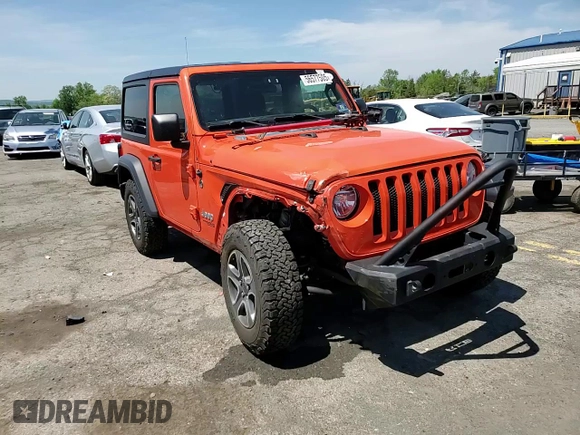2019 Jeep Wrangler Sport S z VIN 1C4GJXAG8KW576807, wystawiony jako Copart lot #56577505 z przebiegiem 79 968 mil mil oraz Szkoda całkowita • Salvage title. Historia ofert i sprzedaży dostępna na DreamBid. Obrazek 14.