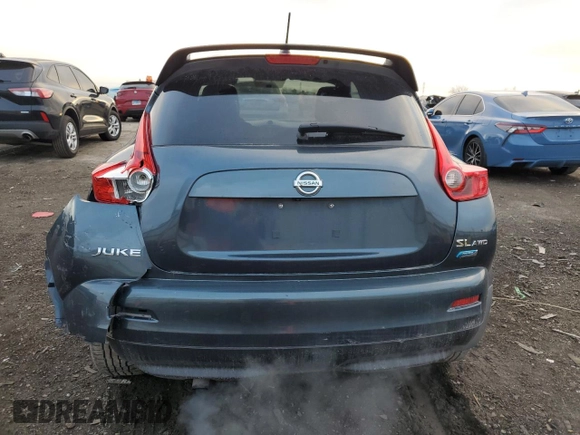 2013 Nissan Juke Nismo with VIN JN8AF5MV1DT217605, listed as a Copart auction lot 85446504 with 107,911 mi miles and Salvage title. Bid and sale history available at DreamBid. Image 6.