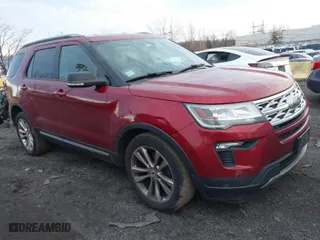 2018 Ford Explorer XLT with VIN 1FM5K8D81JGC78750, listed as a IAAI auction lot 41223991 with 169,631 mi miles. Bid and sale history available at carsss.com. Image 1.