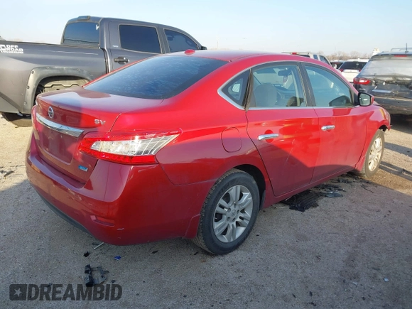 2013 Nissan Sentra FE+ S with VIN 3N1AB7AP9DL703790, listed as a IAAI auction lot 41544552 with 172,584 mi miles and . Bid and sale history available at DreamBid. Image 4.