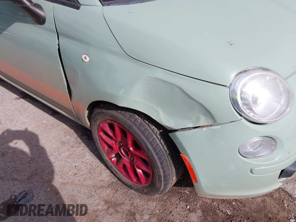 2016 FIAT 500 Easy with VIN 3C3CFFKR0GT125964, listed as a IAAI auction lot 41931189 with 90,237 mi miles. Bid and sale history available at carsss.com. Image 6.