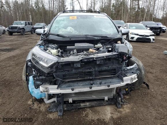 2017 Honda CR-V Touring with VIN 2HKRW2H91HH120151, listed as a Copart auction lot 48673665 with 0 mi miles and Salvage Title. Bid and sale history available at carsss.com. Image 5.