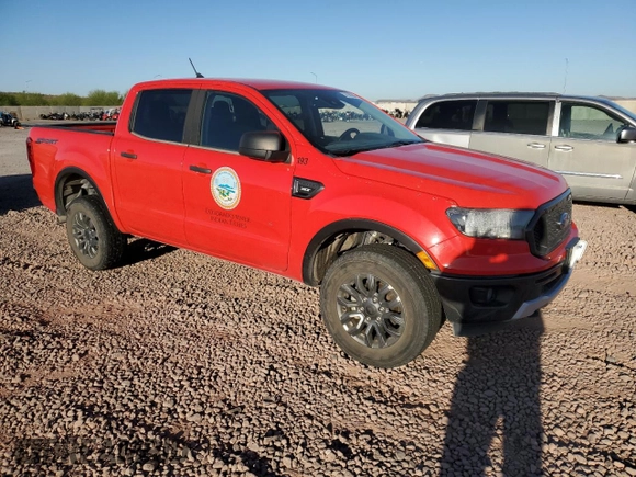 2020 Ford Ranger XL with VIN 1FTER4EH0LLA74443, listed as a Copart auction lot 57035295 with Not provided miles and Salvage title. Bid and sale history available at DreamBid. Image 4.