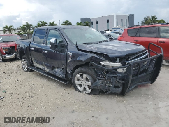 2022 Ford F-150 XL with VIN 1FTFW1E87NFA90247, listed as a Copart auction lot 52365845 with 44,707 mi miles and Clean title. Bid and sale history available at DreamBid. Image 4.