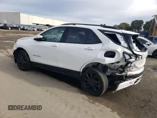 2023 Chevrolet Equinox RS with VIN 3GNAXMEGXPS157493, listed as a Copart auction lot 44972835 with 22,223 mi miles and Salvage Title. Bid and sale history available at carsss.com. Image 2.