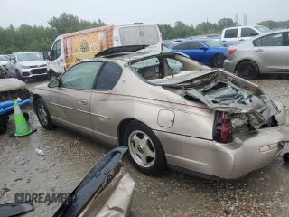 2001 Chevrolet Monte Carlo LS with VIN 2G1WW12E519209306, listed as a Copart auction lot 74238624 with 208,918 mi miles and Salvage Title. Bid and sale history available at carsss.com. Image 2.