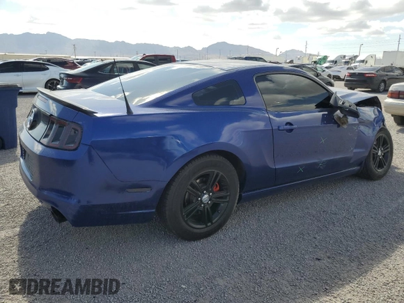 2014 Ford Mustang V6 with VIN 1ZVBP8AM6E5299523, listed as a Copart auction lot 55768065 with 128,500 mi miles and Salvage title. Bid and sale history available at DreamBid. Image 3.