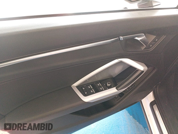 2023 Audi Q3 S line Premium with VIN WA1DECF34P1100929, listed as a IAAI auction lot 42789881 with 52,586 mi miles and . Bid and sale history available at DreamBid. Image 1.