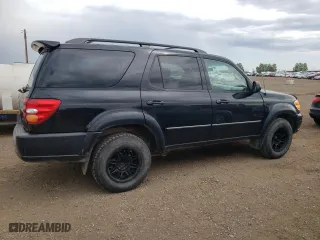 2001 Toyota Sequoia Limited with VIN 5TDBT48A51S001924, listed as a Copart auction lot 68710224 with 245,394 mi miles and Salvage Title. Bid and sale history available at carsss.com. Image 3.