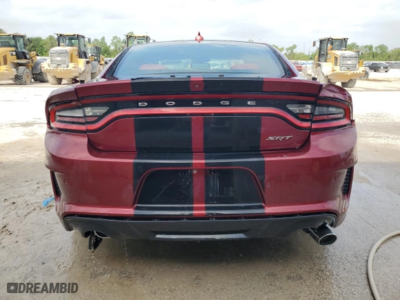 2022 Dodge Charger SRT Hellcat Widebody with VIN 2C3CDXL94NH102719, listed as a Copart auction lot 47627965 with 22,328 mi miles and Clean Title. Bid and sale history available at carsss.com. Image 6.