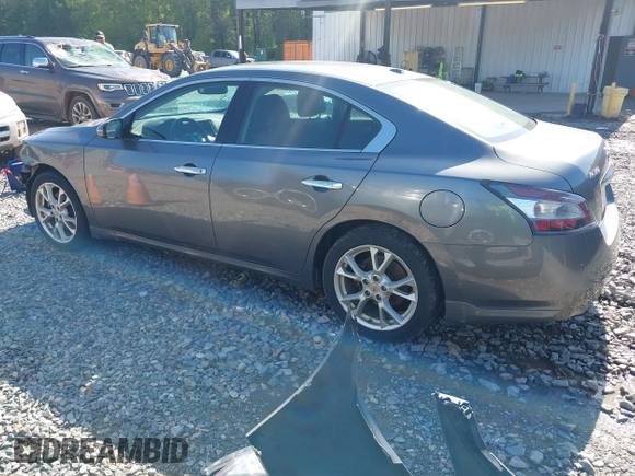 2014 Nissan Maxima S with VIN 1N4AA5AP0EC446851, listed as a IAAI auction lot 42016439 with 150,379 mi miles and . Bid and sale history available at DreamBid. Image 3.