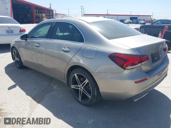 2020 Mercedes-Benz A 220 with VIN W1K3G4EB6LJ226235, listed as a IAAI auction lot 41825521 with Not Provided miles and . Bid and sale history available at DreamBid. Image 3.