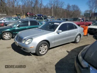 2003 Mercedes-Benz E-Class 3.2L with VIN WDBUF65J43A156933, listed as a Copart auction lot 49999515 with 185,102 mi miles and Salvage Title. Bid and sale history available at carsss.com. Image 1.