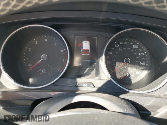 2021 Volkswagen Tiguan SE with VIN 3VV3B7AX2MM068817, listed as a Copart auction lot 46807435 with 72,869 mi miles and Salvage Title. Bid and sale history available at DreamBid. Image 9.