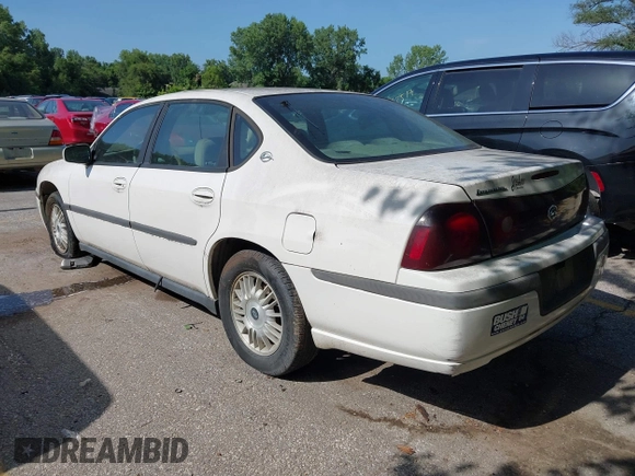 2002 Chevrolet Impala с VIN 2G1WF55EX29379231, выставлен на аукционе IAAI как лот 42774565 с пробегом 63 698 миль миль и . История ставок и продаж доступна на DreamBid. Изображение 3.