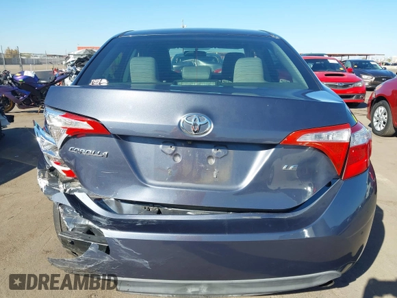 2016 Toyota Corolla L with VIN 2T1BURHE3GC733418, listed as a IAAI auction lot 41502689 with 170,104 mi miles and . Bid and sale history available at DreamBid. Image 16.