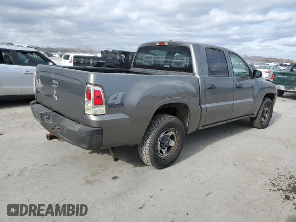 2007 Mitsubishi Raider LS z VIN 1Z7HT28K27S243579, wystawiony jako Copart lot #87357884 z przebiegiem 236 753 mil mil oraz Czysty tytuł • Clean title. Historia ofert i sprzedaży dostępna na DreamBid. Obrazek 3.