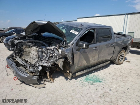 2022 GMC Sierra 1500 Limited AT4 with VIN 1GTP9EEL4NZ134839, listed as a Copart auction lot 71849264 with 0 mi miles and Salvage Title. Bid and sale history available at carsss.com. Image 1.