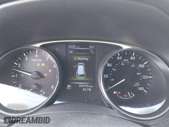 2014 Nissan Rogue S with VIN 5N1AT2MV6EC765891, listed as a IAAI auction lot 41668060 with 100,795 mi miles. Bid and sale history available at carsss.com. Image 7.