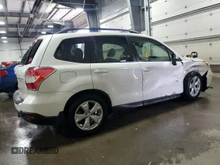 2015 Subaru Forester 2.5i Premium with VIN JF2SJADCXFH569871, listed as a Copart auction lot 52461345 with 124,030 mi miles and Salvage Title. Bid and sale history available at carsss.com. Image 3.