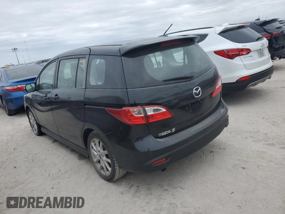 2013 Mazda 5 Touring with VIN JM1CW2CL4D0151300, listed as a Copart auction lot 76572004 with Not Provided miles and Non Repairable. Bid and sale history available at DreamBid. Image 2.