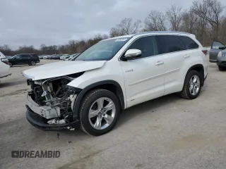2016 Toyota Highlander Hybrid Limited with VIN 5TDDCRFH8GS017226, listed as a Copart auction lot 42596544 with 148,217 mi miles. Bid and sale history available at carsss.com. Image 1.